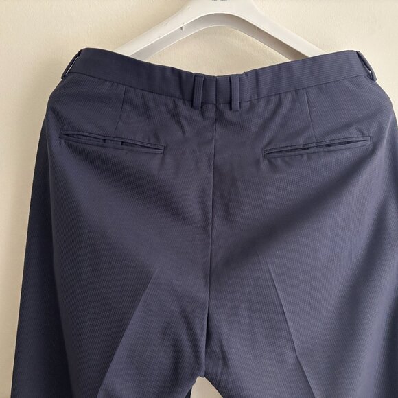 $2750 Z Zegna Navy Blue Wool Suit - 42,  Pants 32-33 - Picture 14 of 15